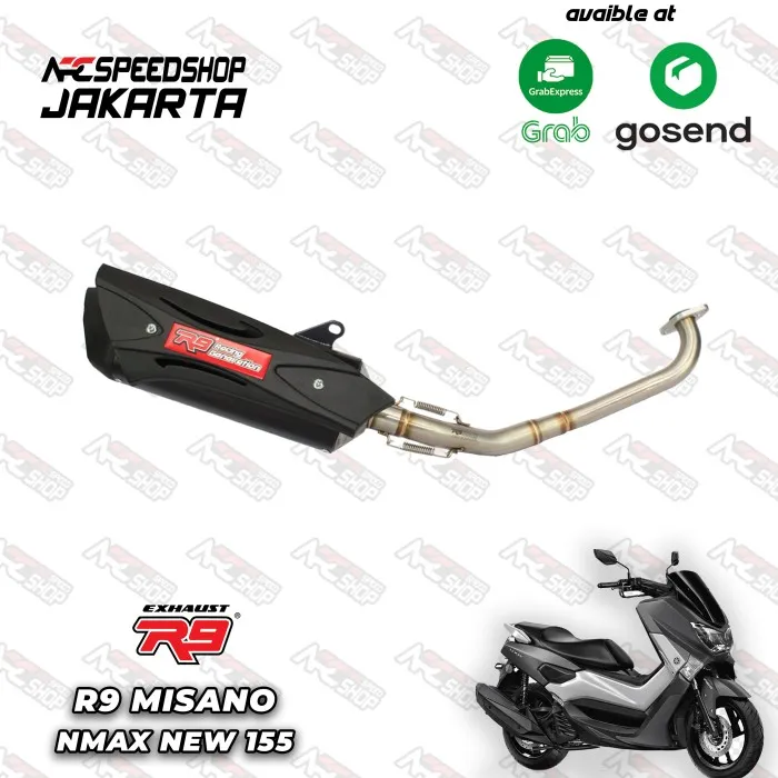 Knalpot R9 New Misano Series Yamaha Nmax 155 Old Fullsystem | Lazada