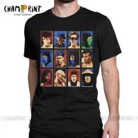 Vintage Mortal Kombat II Tees Genesis Character Select 16 Bit T Shirt Retro Gamer Collage T Shirts Men Cotton Party |T-Shirts|   - AliExpress