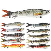 13.5CM/26G Artificial Hard Bait Wobbler Crankbait Carp Trolling Multi Sections Jointed Fishing Lure