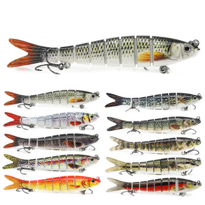 13.5CM/26G Swimbait Trolling Fish Tackle Carp Crankbait Hard Bait Bionic Fishing Lure Multi Sections