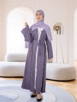 Eid Mubarak สวดมนต์อิสลามเสื้อผ้าสำหรับผู้หญิงดูไบ abaya ตุรกีอาหรับมุสลิมชุดเจียมเนื้อเจียมตัวกิโมโนผู้หญิงมุสลิม DRESS