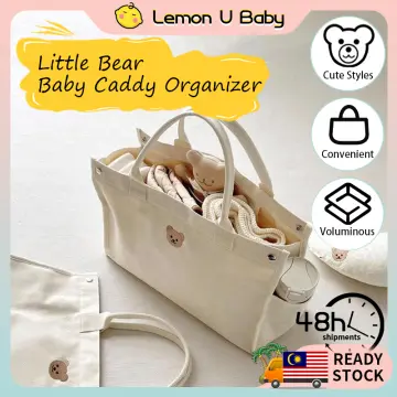 Korean Baby Diaper Tote Bag Multi Functional Large Capacity Canvas