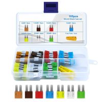 Micro2 auto fuse - 105 ATR blade fuse kit product combination 5A 7.5A 10A 15A 20A 25A 30A  used for replacement of cars  ships Fuses Accessories