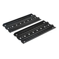 2Pcs Metal Sand Ladder Recovery Ramps Board Escape Board for 1/10 RC Crawler Car Axial SCX10 Traxxas TRX4 Parts Kit ,Black