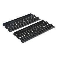 2Pcs โลหะบันไดทราย Recovery Ramps Board Escape Board สำหรับ110 RC Crawler รถ Axial SCX10 Traxxas TRX4อะไหล่,สีดำ