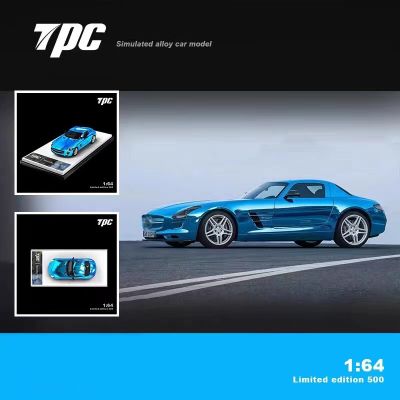 TPC 1:64 Model Car SLS Alloy Die-Cast Vehicle -Eelectroplating Blue