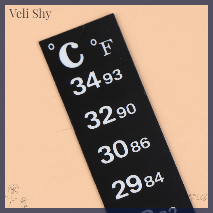 veli-shy-สติกเกอร์ติดบนเทอร์โมมิเตอร์ดิจิตัลเครื่องมือวัดอุณหภูมิ5ชิ้น