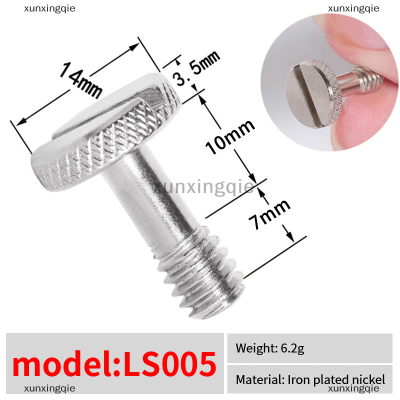 xunxingqie ชุดสกรูสำหรับกล้อง DSLR ขนาด1 4นิ้ว, อุปกรณ์เสริมสำหรับกล้อง DSLR
