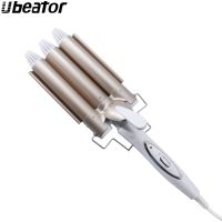 ✗﹊ Ubeator Pear Flower Cone Electric Hair Curling Iron Waver