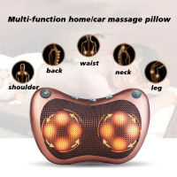 Multifunctional Electric Massage Pillow Cushion Car Home Cervical Shiatsu Massage Neck Back Waist Deep Tissue Kneading