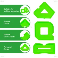 SUPE 3ชิ้นกาวซิลิโคนหน้าต่างประตูไม้พายปาดซีเมนต์เครื่องมือกำจัดกาวชุดยาแนว