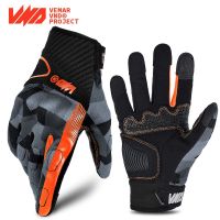 Vemar Motorcycle Gloves Summer Women Motocross Gloves Full Finger Riding Gloves Motorcycle Anti-Drop Touchscreen Cycling Gloves