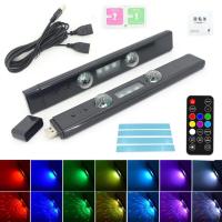 ไฟสร้างบรรยากาศในรถยนต์แบบไร้สายติดหลังคาควบคุม RGB ไฟ USB Cha ตกแต่งอัตโนมัติภายในไฟ LED รถยนต์ปาร์ตี้