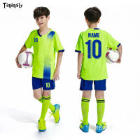 Free socks Custom Kids Soccer sets football uniform Boys 2020 Football jersey soccer Kids Joursey Sport set with socks