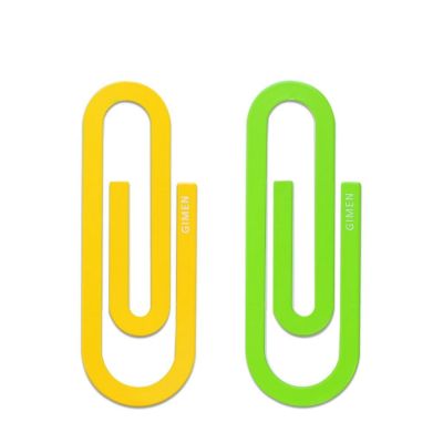2 PCS Cute Big Metal Paper Clip Bookmark Office School Supplies Stationery Paperclips