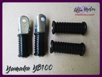 YAMAHA YB100 YB 100 FRONT &amp; REAR FOOT PEG RUBBER SET #ยางพักเท้าหน้า&amp;หลัง YB100