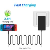 for Nintendo Switch Charger Adapter Portable 5V 2.4A Gamepad EU/US Plug NS