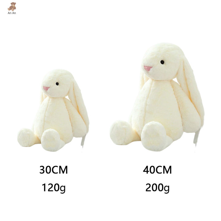ana-ของเล่นตุ๊กตากระต่ายจำลองตุ๊กตากระต่ายหูยาวน่ารักสำหรับเด็กหมอนอิงผ้าฝ้าย-pp-แบบนุ่ม