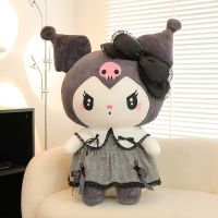 Kuromi Melody Cinnamoroll หมอนของเล่นผ้ากำมะหยี่อะนิเมะยัดไส้ตุ๊กตาอะนิเมะโซฟาเบาะ Hiasan Kamar สาวของขวัญคริสต์มาส