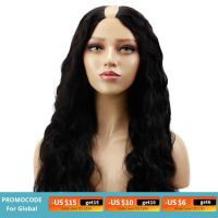 Eseewigs Body Wave U Part Wig Human Hair Brazilian Remy Hair Wigs For Black Women Middle 1x4 Inch Natural Color With Clips Combs ของขวัญ ของขวัญ