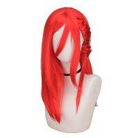 Anime Chigiri Hyoma Cosplay Wig BLUE LOCK Cosplay Red Braid Heat Resistant Synthetic Wigs Halloween Role Play Cos Wig Free Cap