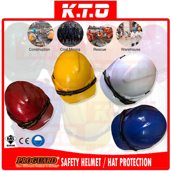 ☛PROGUARD SIRIM SAFETY HELMET HARD HAT INDUSTRIAL SAFETY HELMET Topi ...