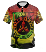 design- 2023 2023 TYRO new GYN PHI-TYRO GYN PHI high quality full sublimation polo shirt007 New polo shirt