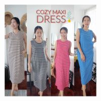 ชุดให้นม ชุดคลุมท้อง Maxi dress