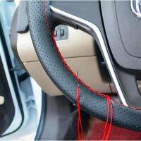 [Hot K] ฝาครอบพวงมาลัยเย็บด้วยมือสำหรับ Lancer Nissan March Versa Gol Volkswagen Vectra I30 Ix25 Fiat 500 Punto C4