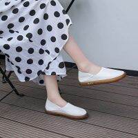 Elegant Womans Shoes Casual Flat Loafers Shoes Soft Bottom Works Walking Shoes Slip