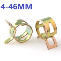 1-10 pcs 4mm-46mm สำหรับเลือกการใช้สปริงคลิปสูญญากาศซิลิโคนท่อ Clamp รถยนต์รถยนต์สปริงคลิปการใช้น้ำมันน้ำท่อท่อ-lihaichao