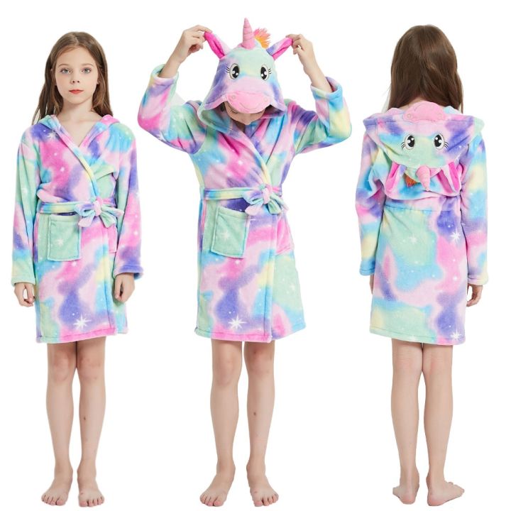 xiaoli-clothing-เด็กสาวคลุมด้วยผ้ายูนิคอร์นเสื้อคลุมอาบน้ำ-kigurumi-ยูนิคอร์นอะนิเมะการ์ตูนเด็ก39-s-ชุดนอนเด็กเด็กเสื้อคลุมอาบน้ำชุดนอนเด็ก