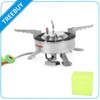 BRS-10 Outdoor Portable Camping Picnic Split-Type Stainless Steel Butane Gas Stove Cooker Burner Big Power Large Blaze