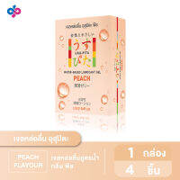 ใหม่ ! เจลหล่อลื่นอุสุปิตะ กลิ่นพีช สูตรน้ำ (USU-PITA PEACH Water-Based) 1 กล่องบรรจุ 4 ชิ้น (6 ml./ชิ้น)