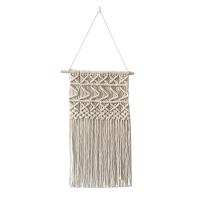 Macrame Wall Hanging Woven Tapestry Boho Chic Tassels Pendant Bohemian Wall Art Bedroom Living Room Backdrop Home Decor