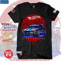 เสื้อยืดคอกลมเสื้อยืด พิมพ์ลาย Nissan GTR Skyline R34 City Hotwheel ครบรอบ 50 ปี ขนาดใหญ่ แนวสตรีท baju lelaki r35 S-5XL