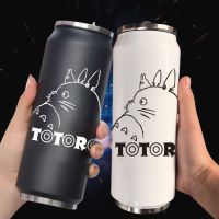 Creative Cans Mug Stainless Steel Thermos Portable Unisex Students Personality Trendy Straw Cup W2687