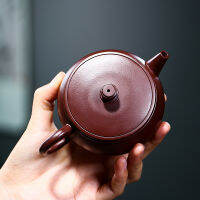 จีน Yixing ดิบ Ore Zhu โคลนหม้อชากรองกาต้มน้ำ Handmade สีม่วง Clay กาน้ำชา Zisha Teaware อุปกรณ์ชุดชา220Ml