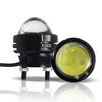 Flash Car Led Lens Headlights Modified Fisheye Fog Lights Daytime Running Bulb Flip Lamp 15W Eagle Eye Light 12V 6000K-7000K Bulbs  LEDs  HIDs