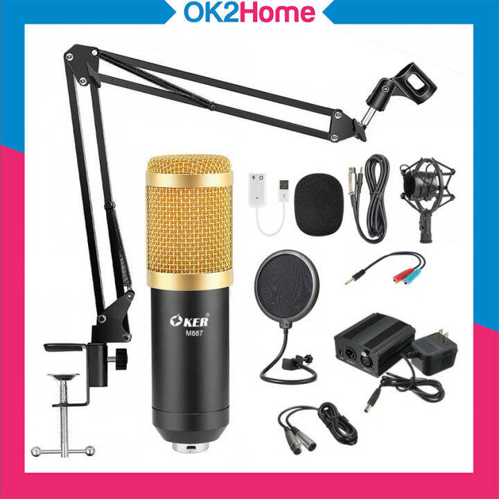 oker-m-887-condenser-microphone-live