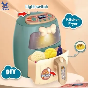 simulated kitchen air fryer toy kids