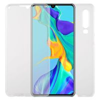 【สต๊อกพร้อม】สำหรับ TPU Huawei P30 + อะคริลิคบางพิเศษเคสโทรศัพท์มือถือโปร่งใสรวมทุกอย่าง