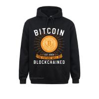 Men Normal Harajuku Hoodies Bitcoin The Future Will Be Blockchained Cotton Fashionable Mens Clothes Size XS-4XL