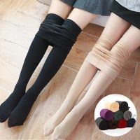 【hot sale】☞┇◘ D19 Women High Elasticity Slim Legging Fleece Lined Thick Tights Leggings Warm Pants