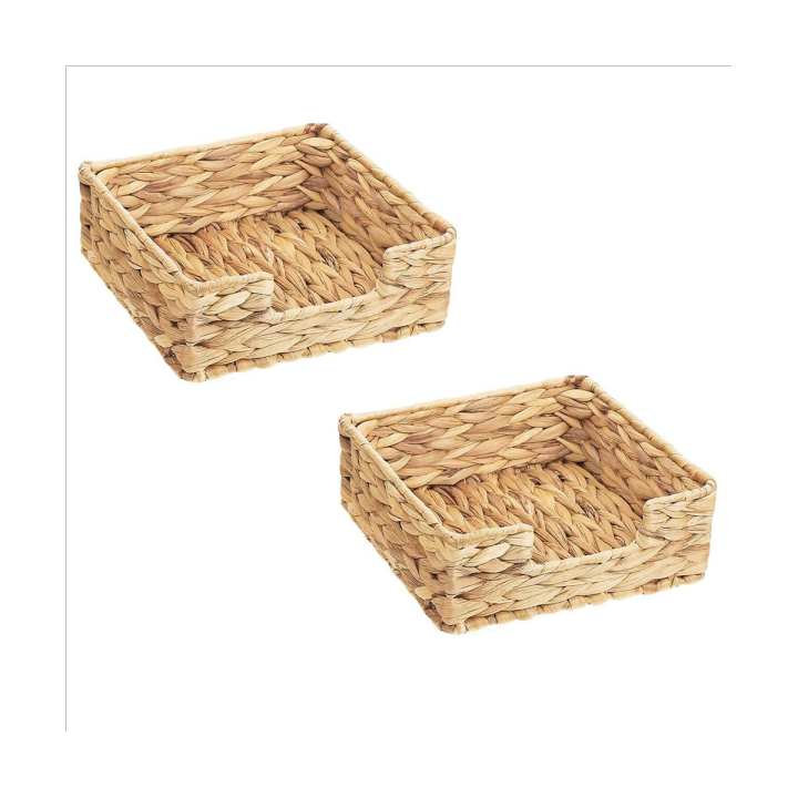 2pcs-bathroom-disposable-guest-towel-holder-long-seagrass-woven-rattan-wicker-table-hand-guest-towel-basket-tray