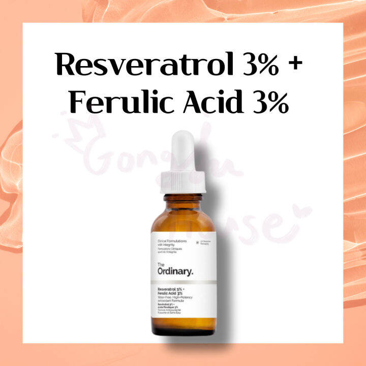[THE ORDINARY] Resveratrol 3 + Ferulic Acid 3 30ml (100 Authentic