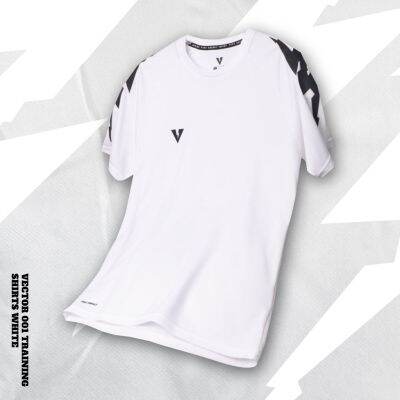 VOLT เสื้อยืด แขนสั้น ออกกำลังกาย สีขาว กีฬา VECTOR 001 TRAINING T-SHIRTS WHITE