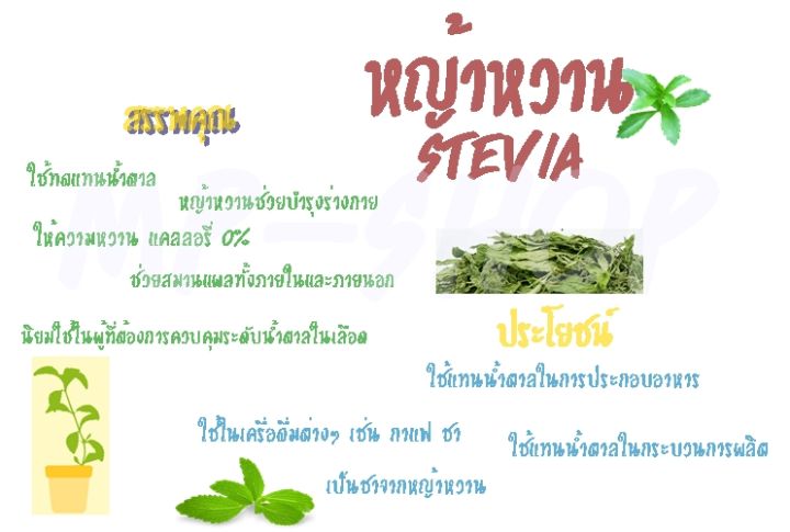 หญ้าหวาน-stevia-หวานธรรมชาติ-ทดแทนน้ำตาล-ขนาด-20-กรัม