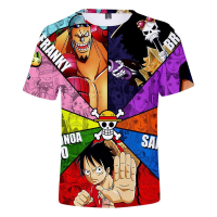 Mens [high Fashion Quality] New Multi-style One-piece Luffy Anime Clothes 3d Printed Shirt Harajuku Cos-play Top Tees for Girls Couples T-shirt Fashion Versatile