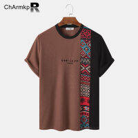 เสื้อยืดคอกลมชายมีตัวอักษรเกี่ยวกับเชื้อชาติแขนสั้นเมดูซ่า ChArmkpR